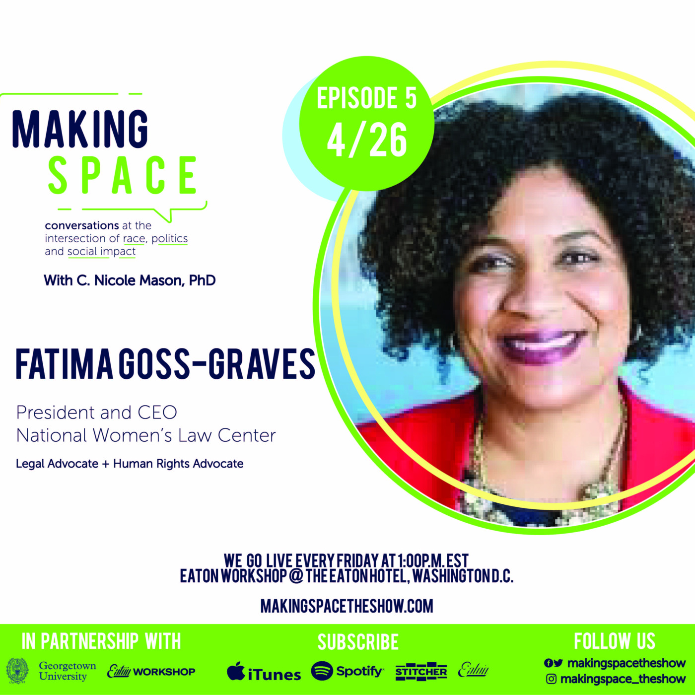 Ending Gender Violence & 2020 Priorities for Women & Girls (Feat. Fatima Goss-Graves) episode artwork