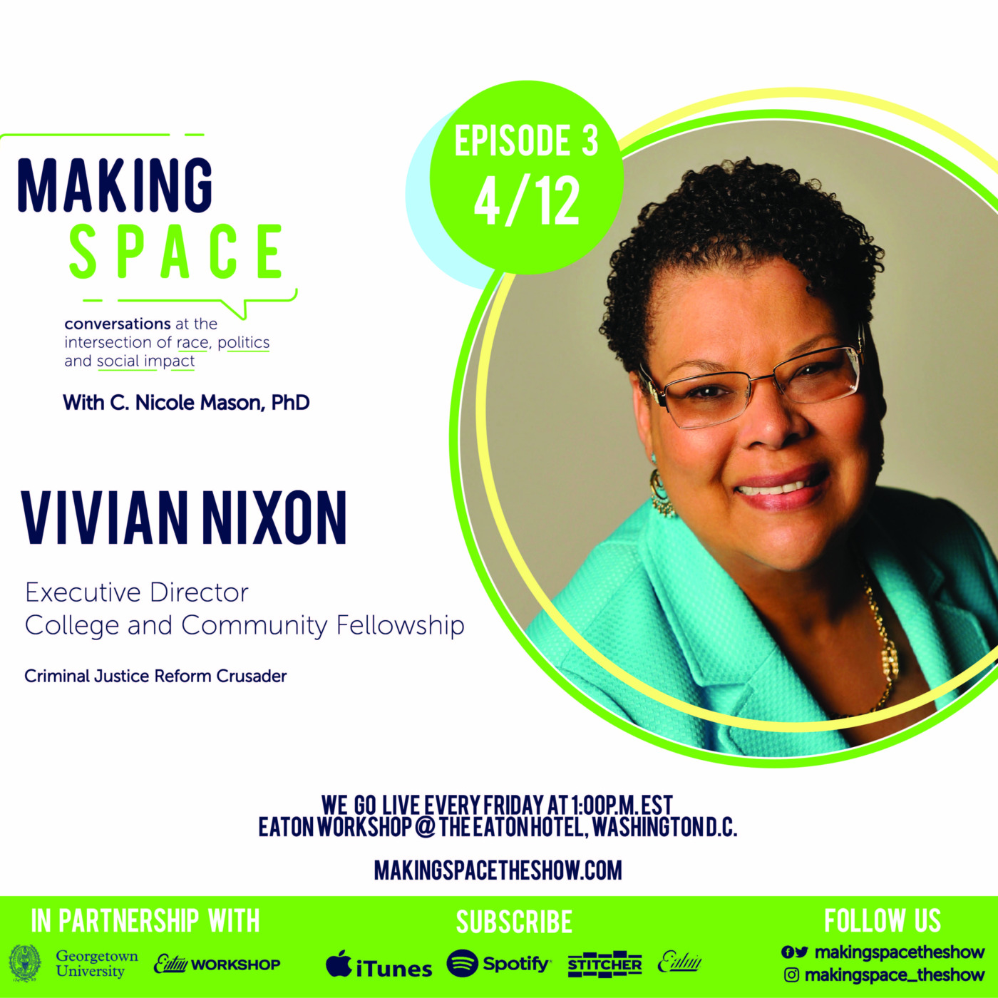 Beyond Bars: A Conversation with Vivian Nixon, Criminal Justice Reform Crusader episode artwork