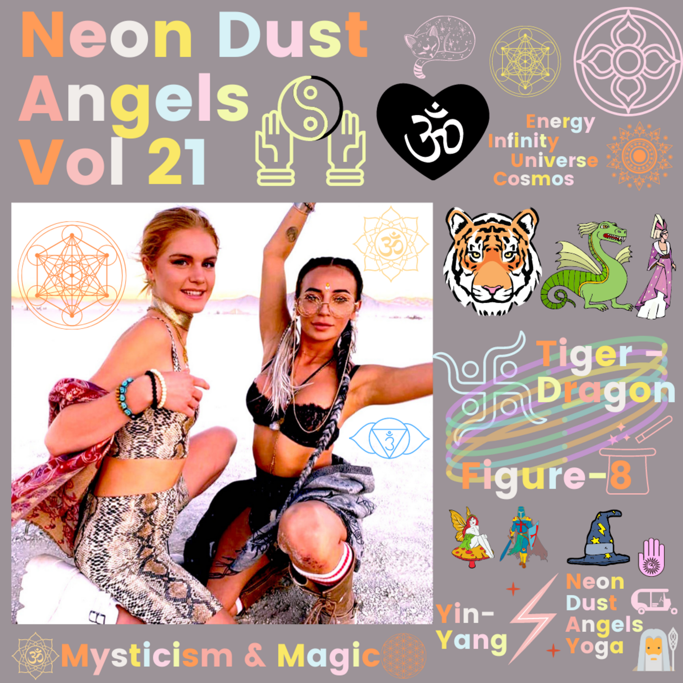 Ground to Crown Yoga / Neon Dust Angels - Yoga Deep House Mixtapes