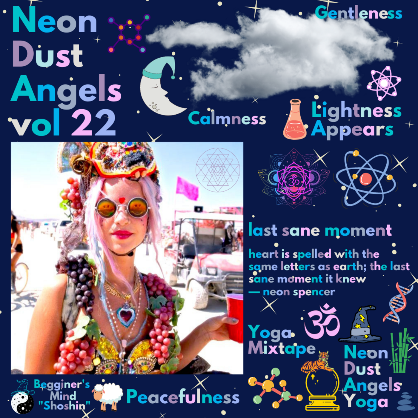 Ground to Crown Yoga / Neon Dust Angels - Yoga Deep House Mixtapes