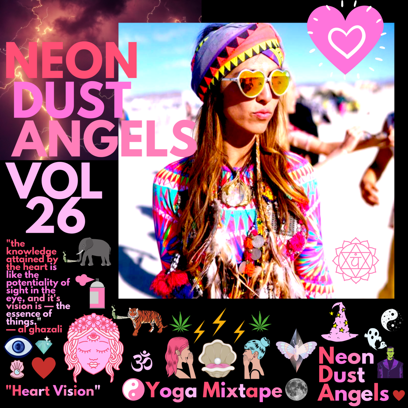 Ground to Crown Yoga / Neon Dust Angels - Yoga Deep House Mixtapes