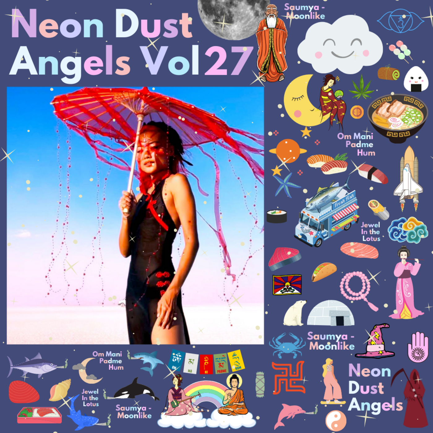 Ground to Crown Yoga / Neon Dust Angels - Yoga Deep House Mixtapes