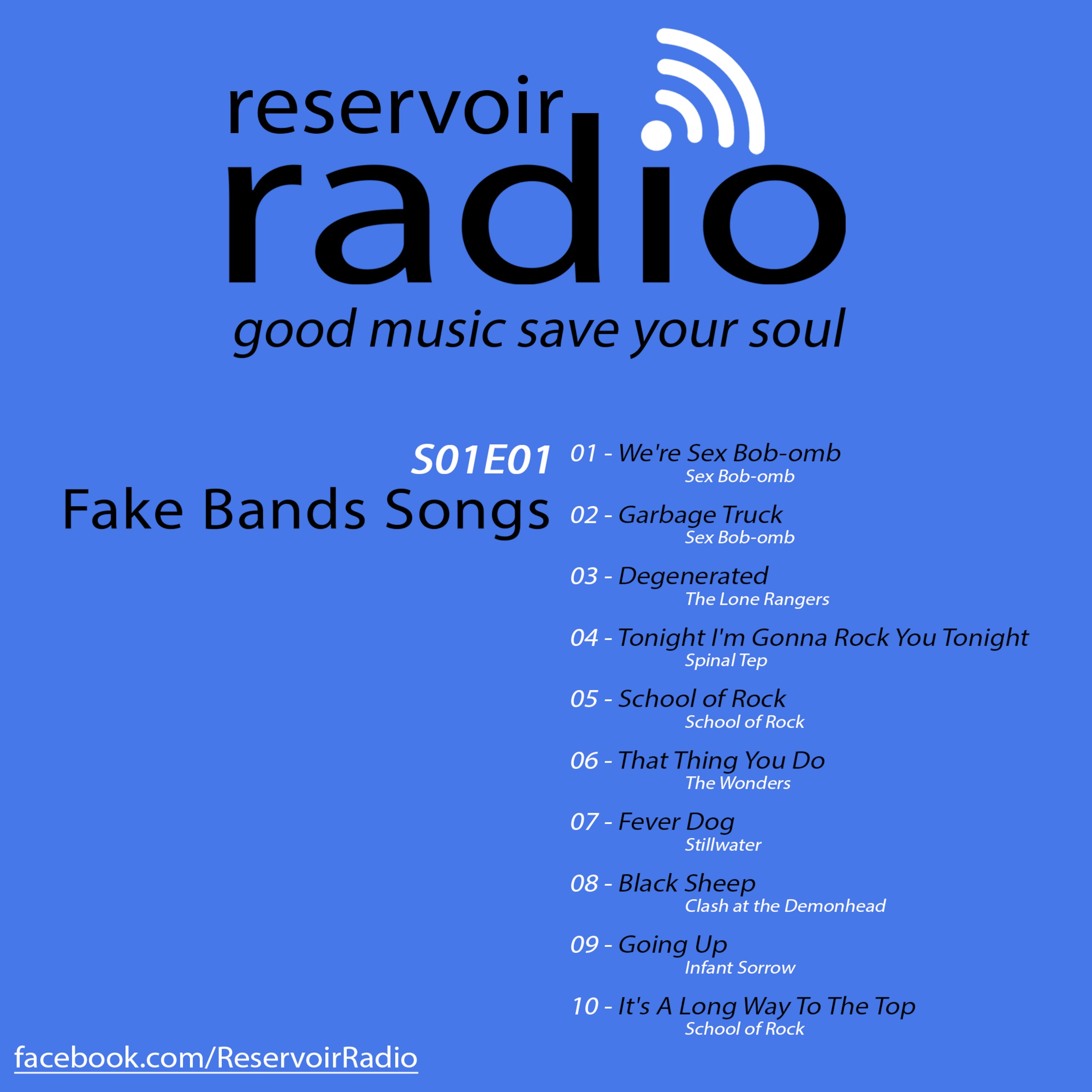 Reservoir Radio S01E01 - Fake Bands Songs episode artwork