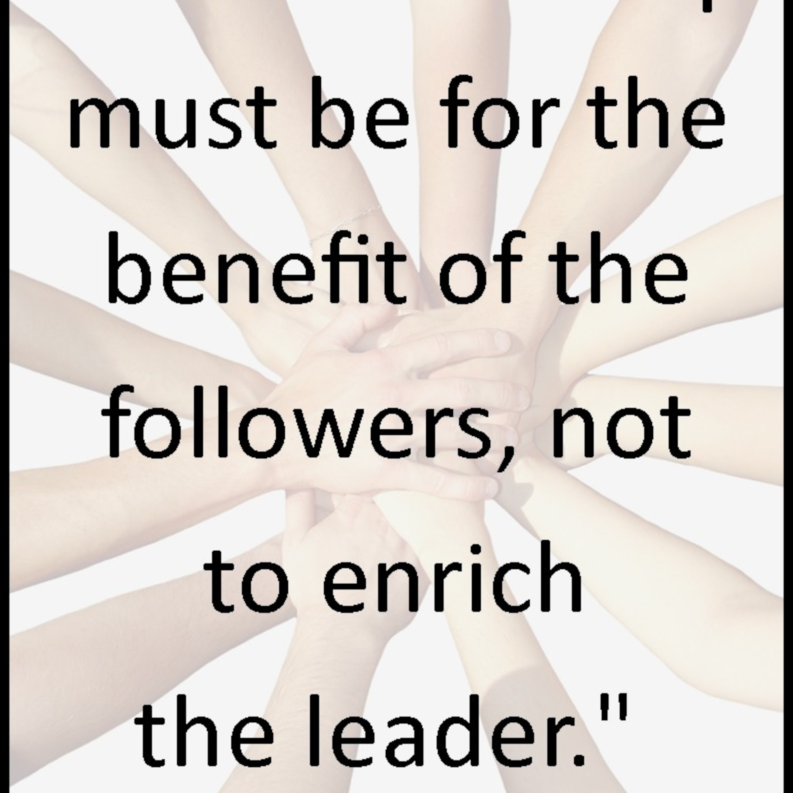 To be a great leader start at servanthood episode artwork