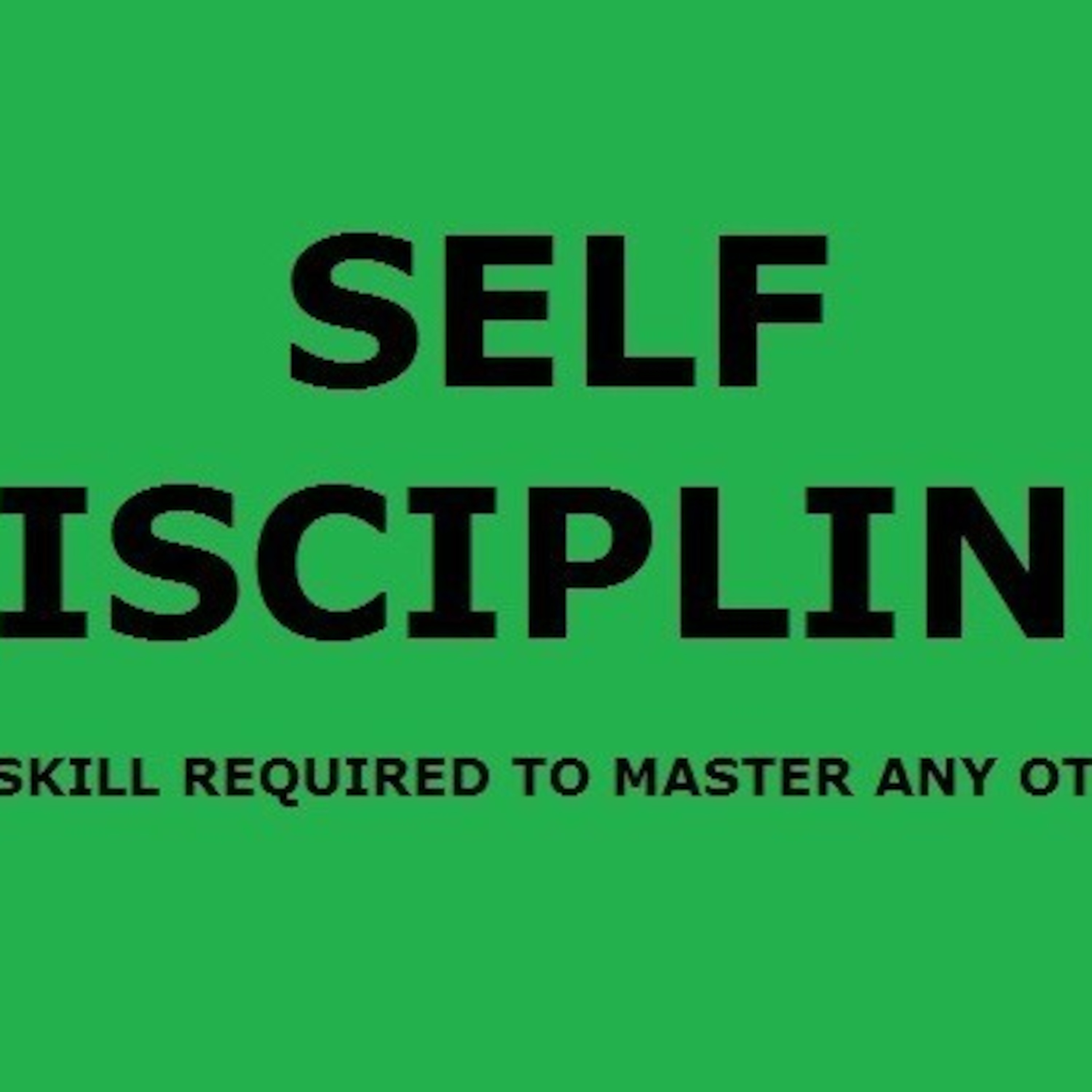 Staying Disciplined episode artwork