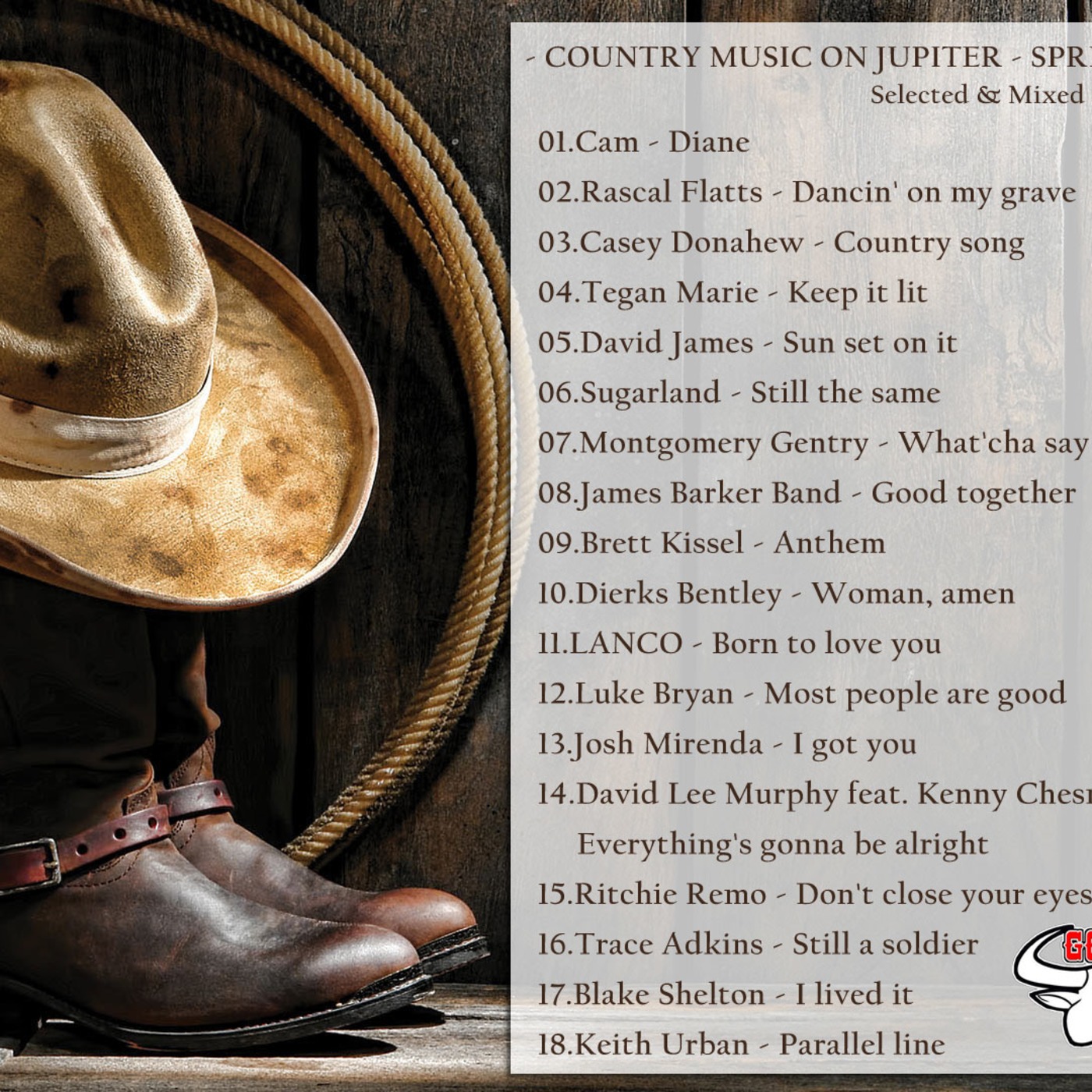 Country Music on Jupiter - Spring 2018 - by DJ Giove