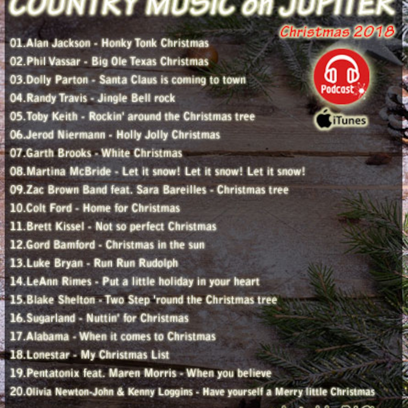 Country Music on Jupiter - Christmas 2018 - by DJ Giove