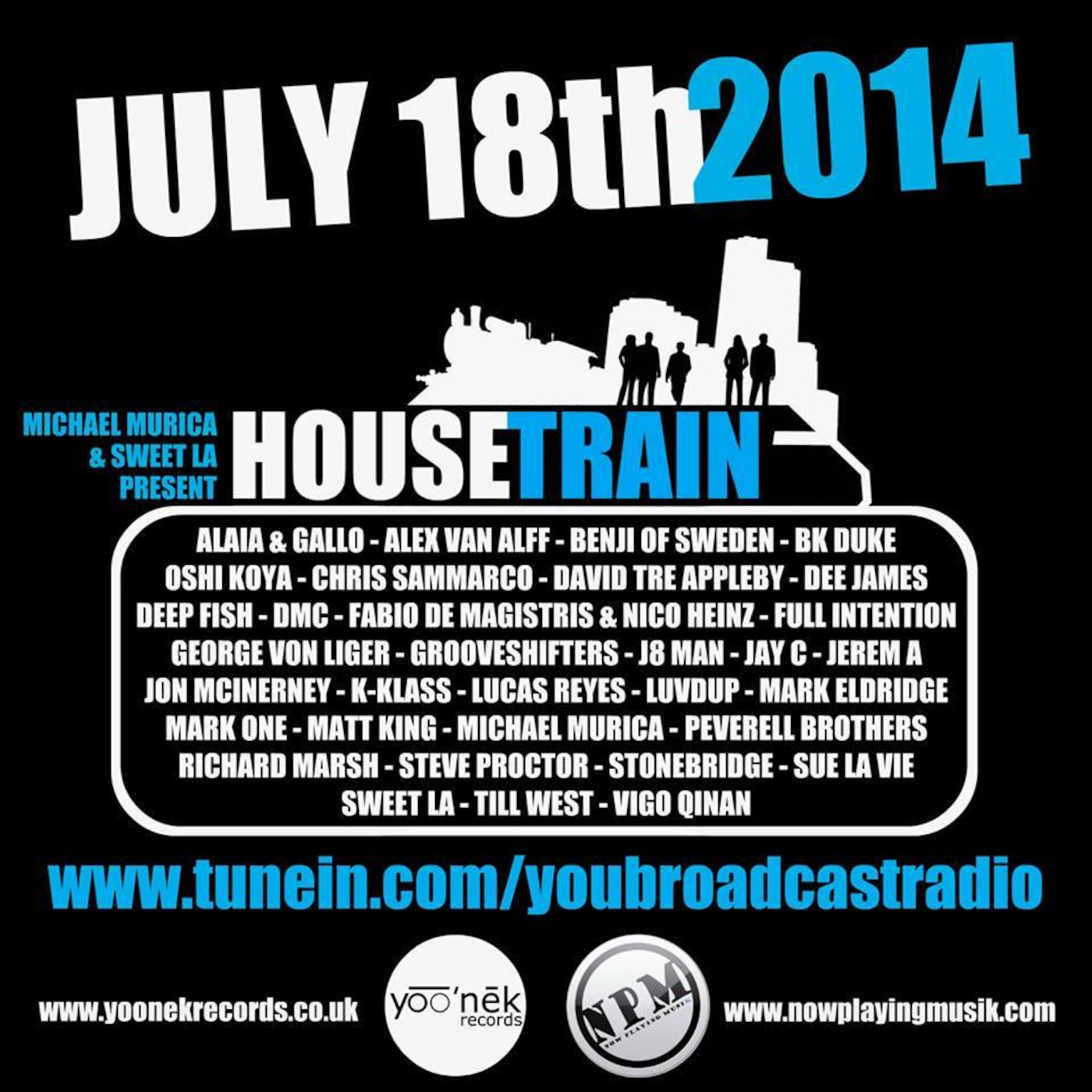 Jerem A's indecence podcast 121 SPECIAL HOUSETRAIN radio show