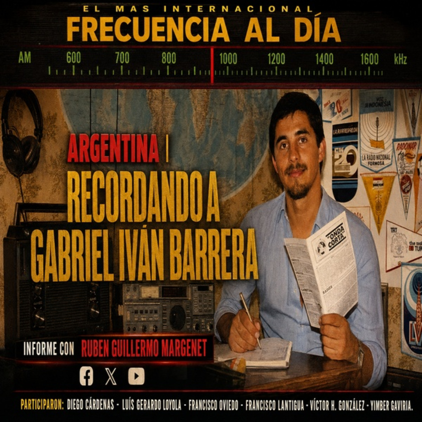 Episode 1001: FRECUENCIA AL DÍA - 🔴 Recordando a Gabriel Iván Barrera. episode artwork