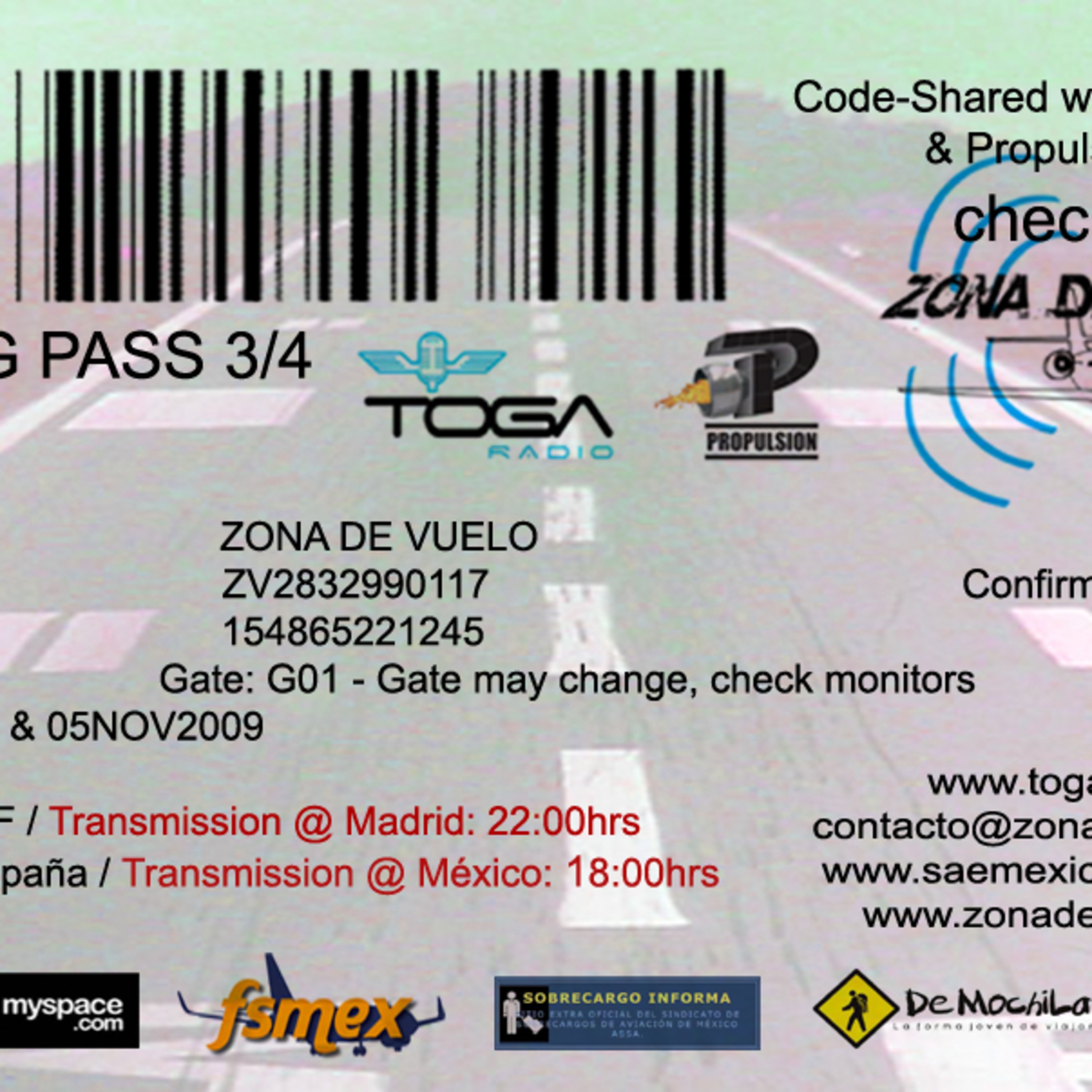 Vuelo 1076 - TOGA Radio - Propulsión 3-4 -031109