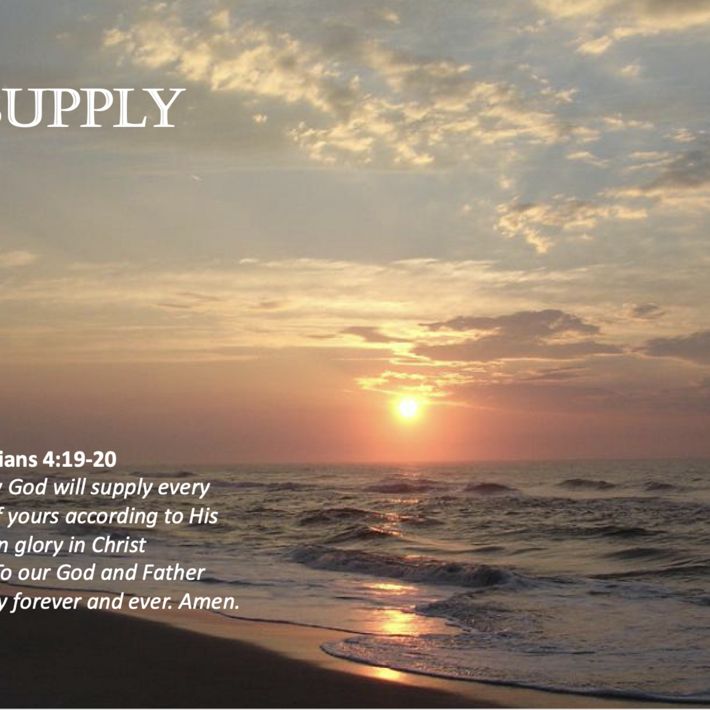 Episode 180: Promise #180 - Supply
