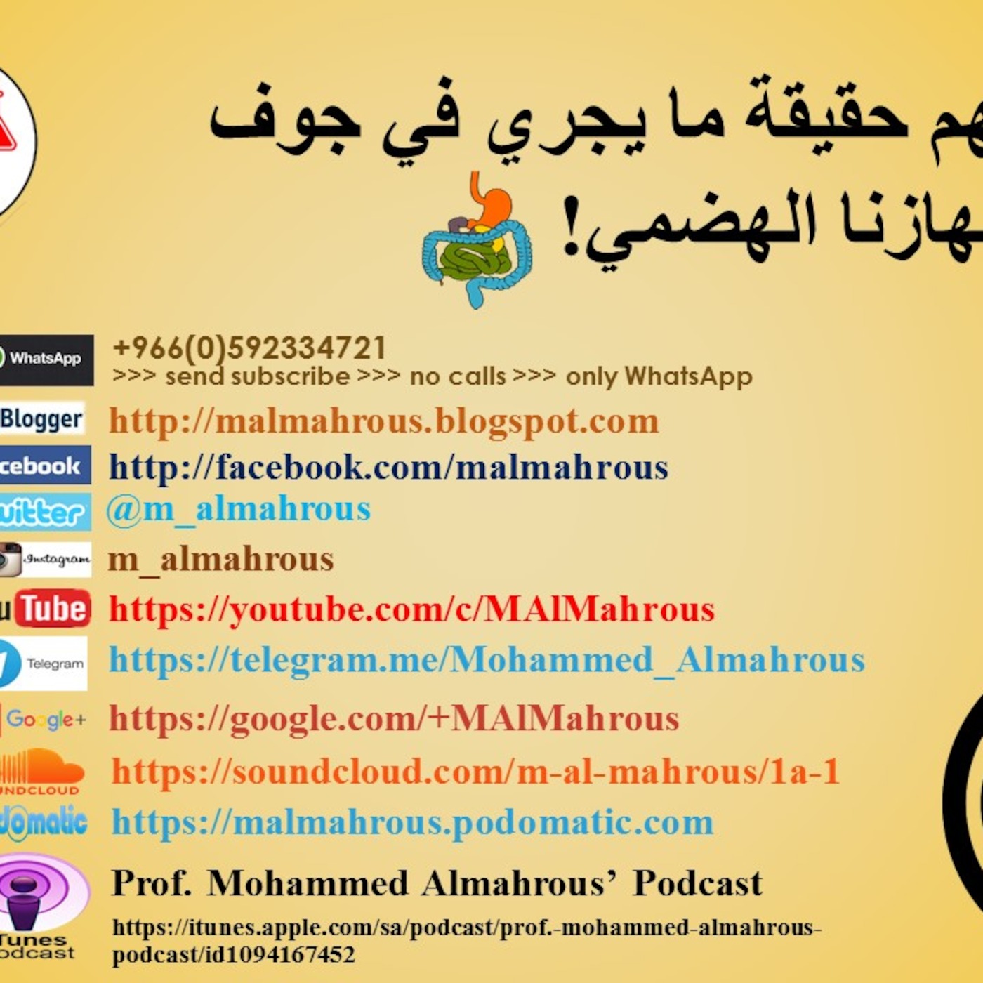 فهم حقيقة ما يجري في جوف جهازنا الهضمي episode artwork
