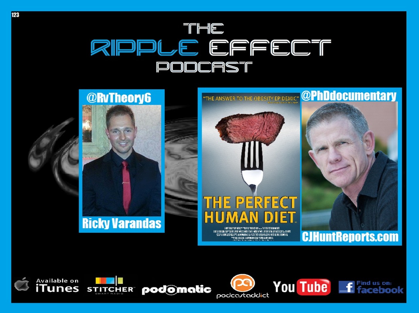 The Ripple Effect Podcast #123 (CJ Hunt | The Perfect Human Diet)