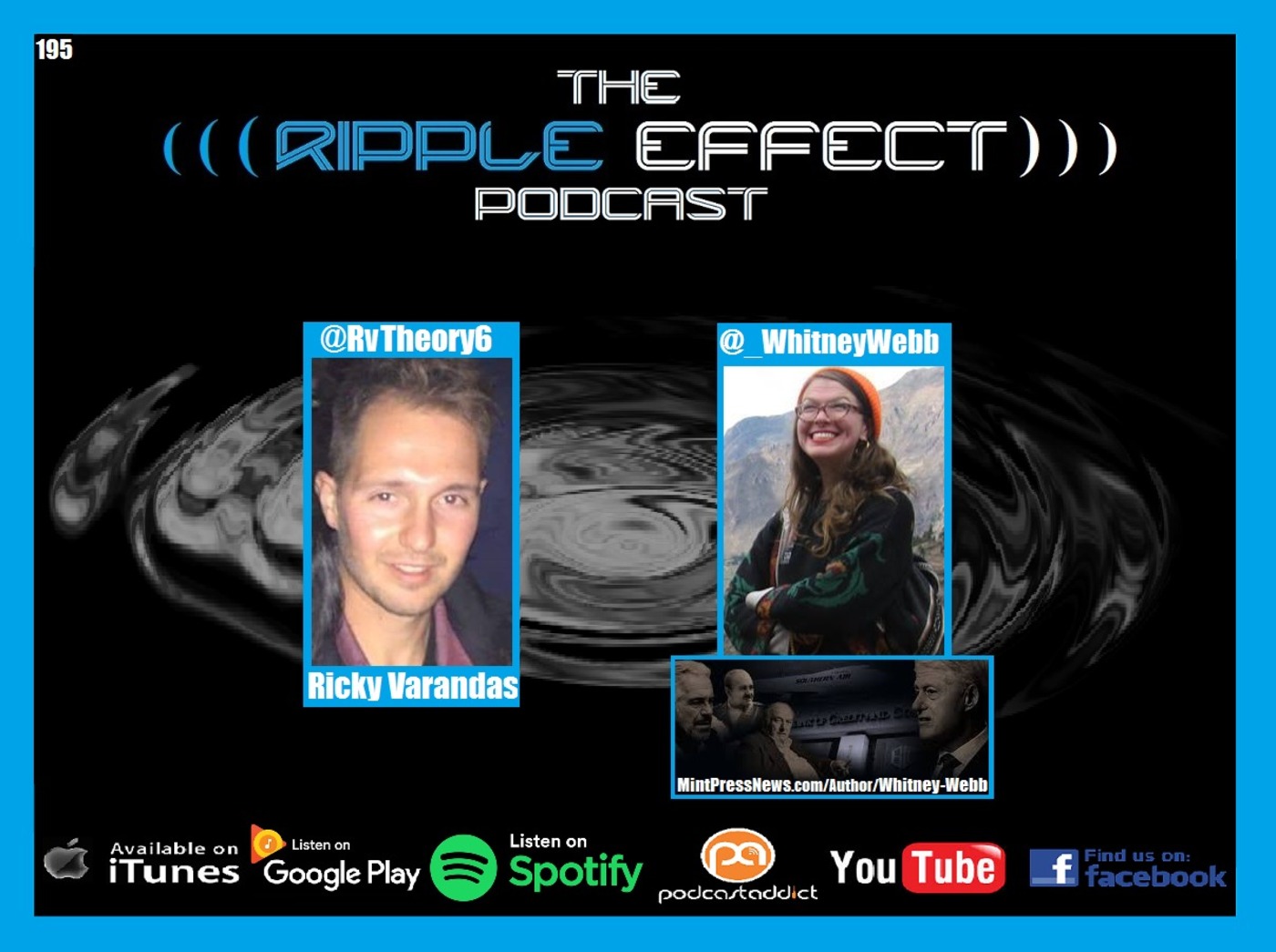 The Ripple Effect Podcast #195 (Whitney Webb | The Jeffrey Epstein Story)