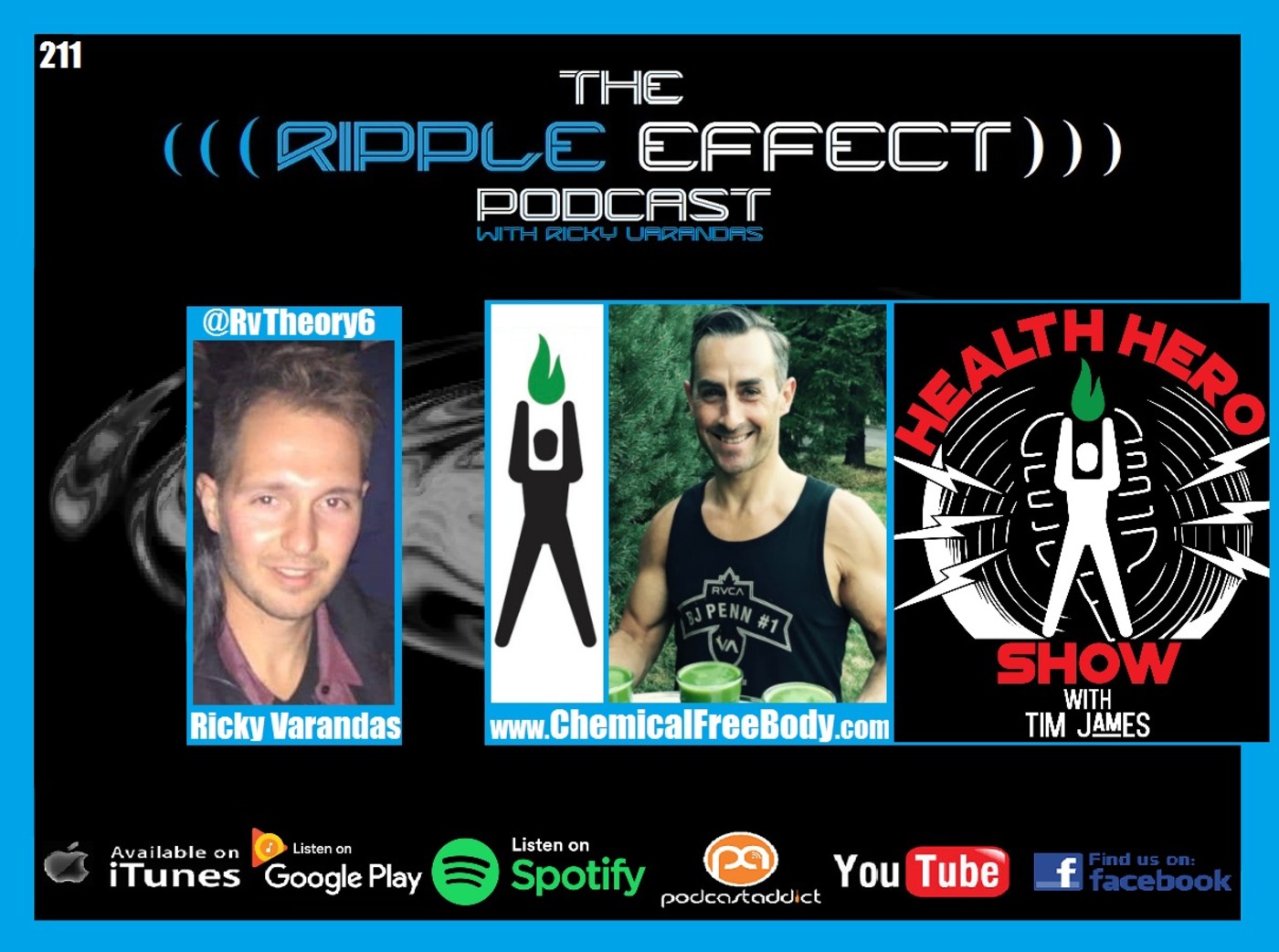 The Ripple Effect Podcast #211 (Tim James | How To Achieve A Chemical Free Body)