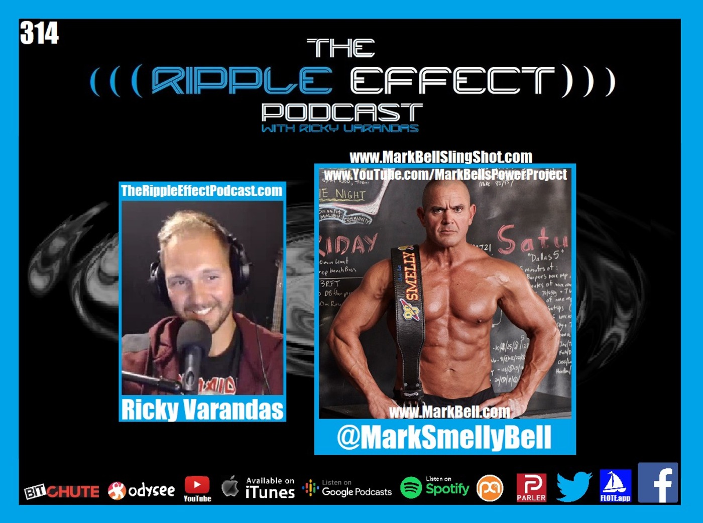 Episode 314: The Ripple Effect Podcast (Mark Bell | Improving Mental & Physical Fitness With Philosophy)