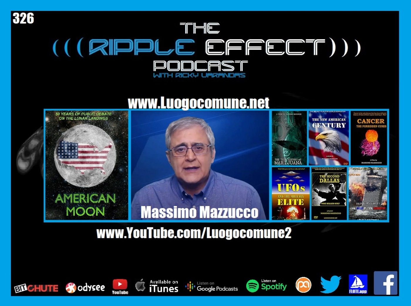 The Ripple Effect Podcast (Massimo Mazzucco | Historical Lies & Historical Parallels)