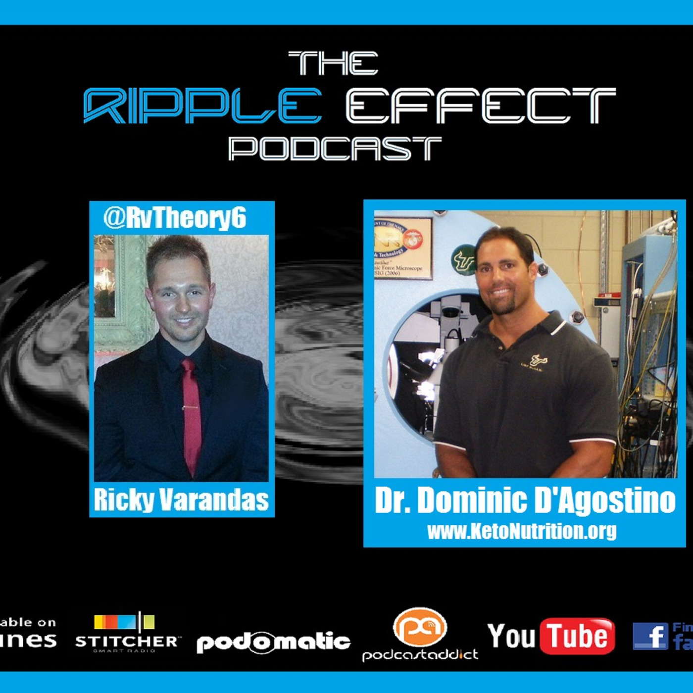 The Ripple Effect Podcast #132 (Dominic D'Agostino Ph.D. | Ketogenic Diet)
