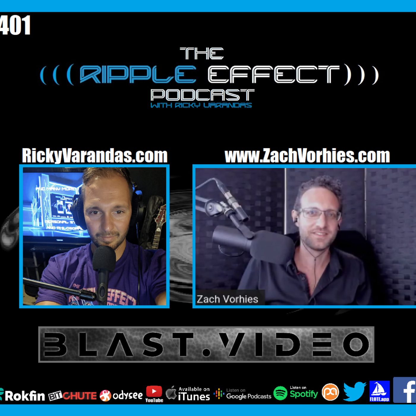 The Ripple Effect Podcast (Zach Vorhies | Suppressed Information & The Solution To Censorship)