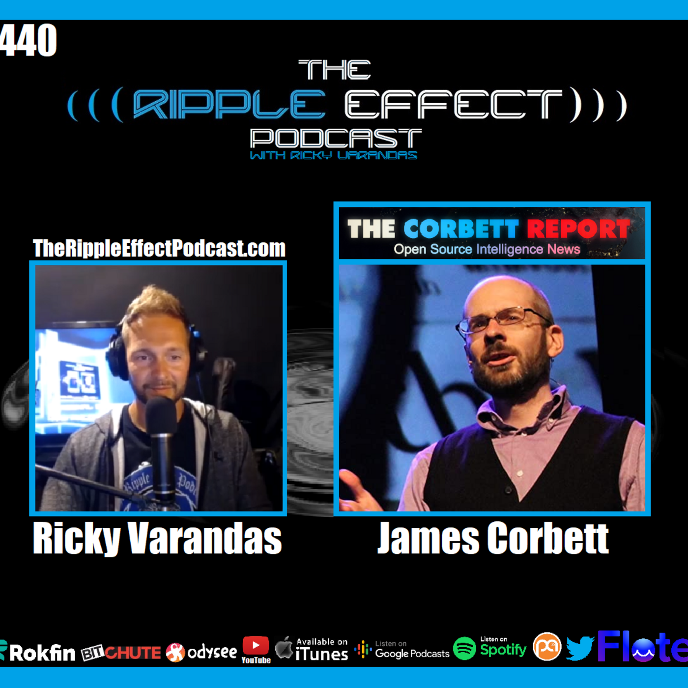Episode 440: The Ripple Effect Podcast (James Corbett | Scientism, Censorship & Psychological Operations)