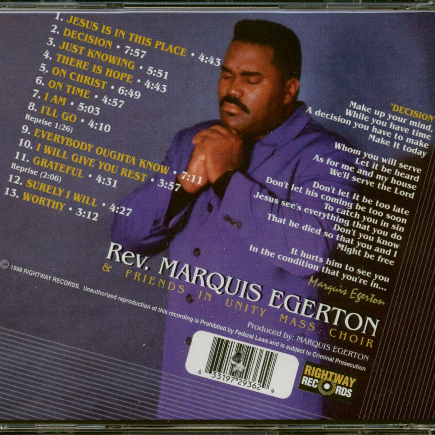 Marquis Egerton
