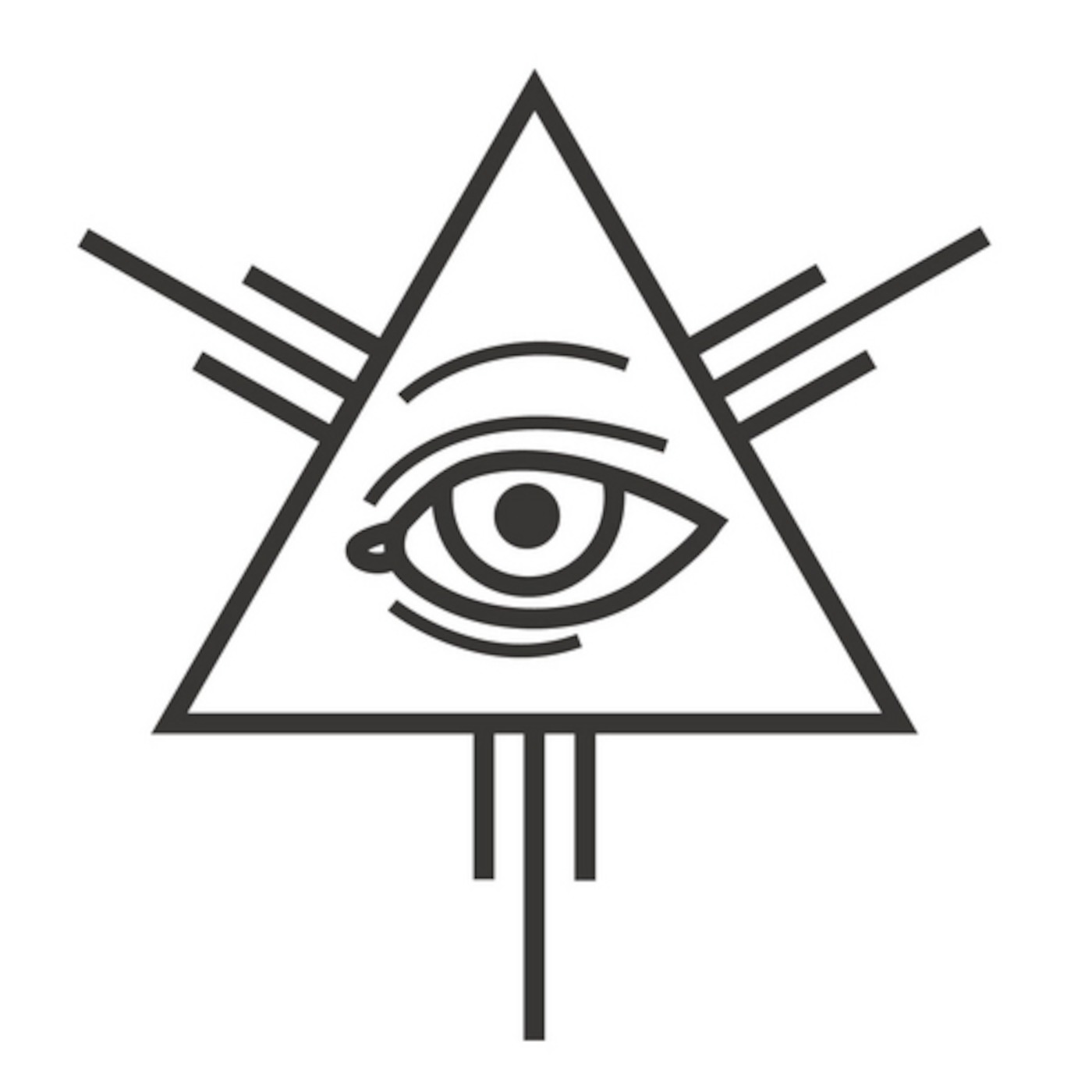 Логотип глаз в треугольнике