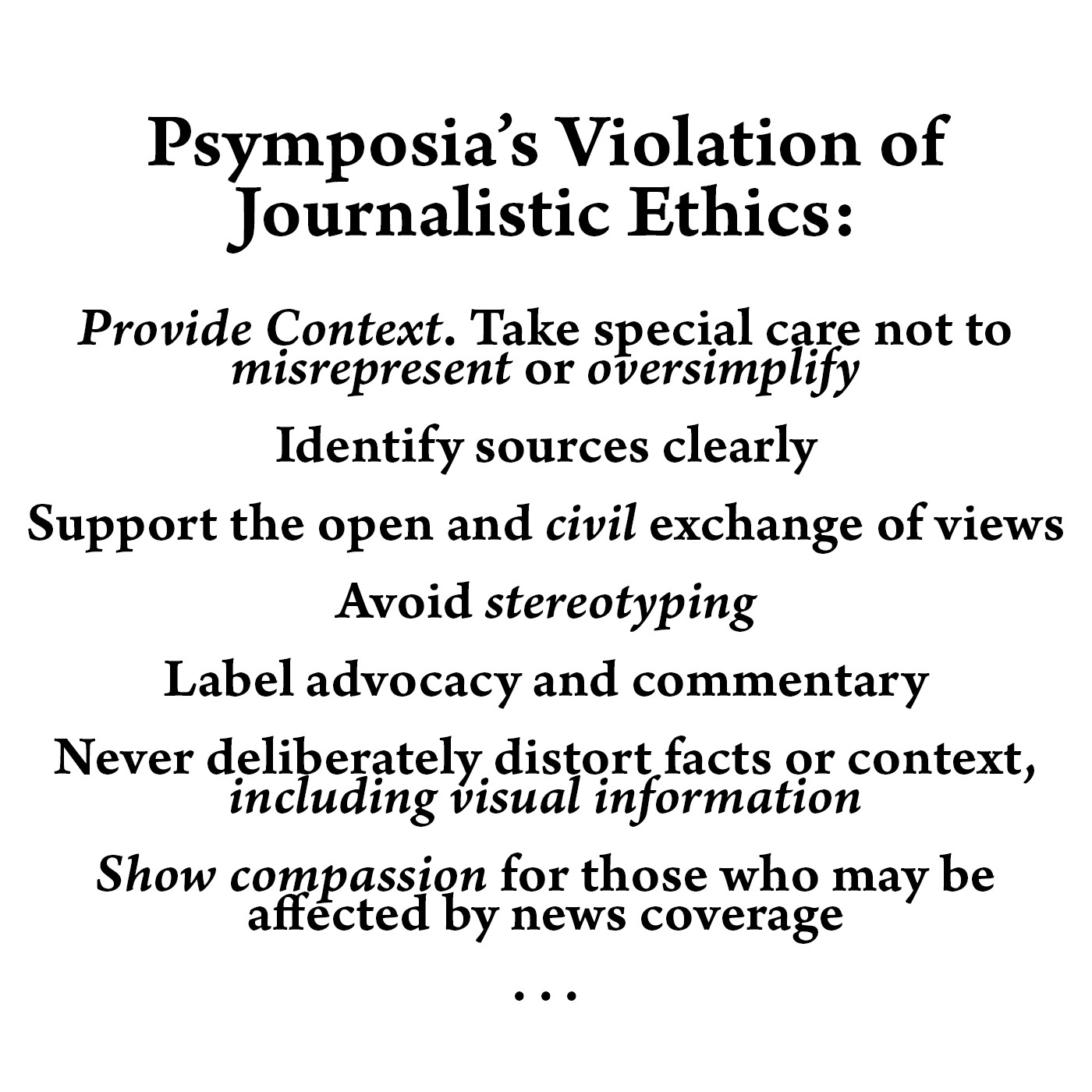 Episode 128: Psymposia's Violation of Journalistic Ethics