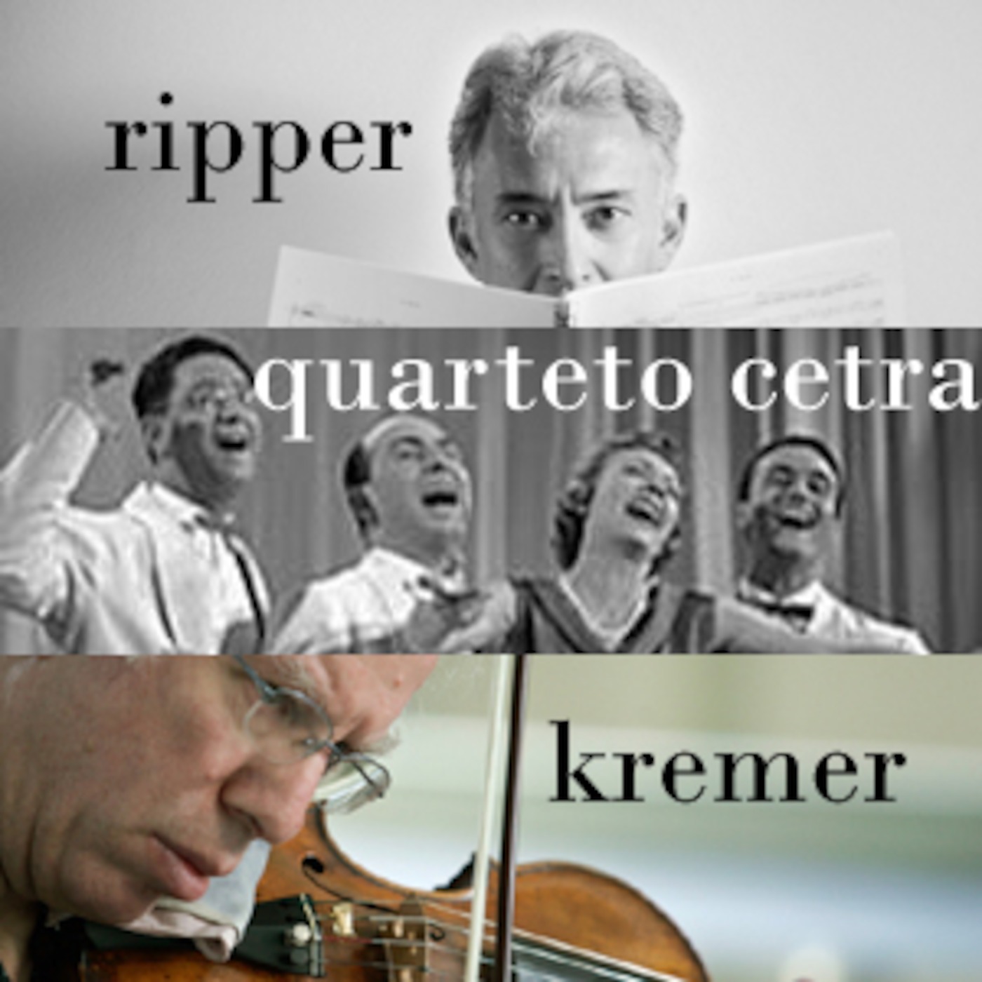 Set 55 - Quartetto Cetra. Joao Guilherme Ripper. Andre Ribeiro. Gidon Kremer