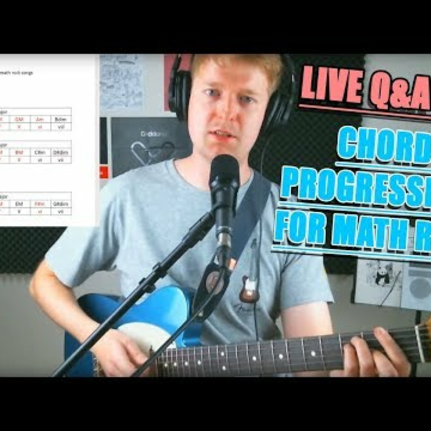 Live Q&A #15 - Popular Math Rock Chord Progressions