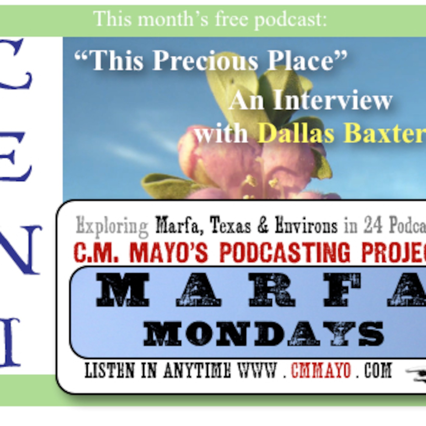 Marfa Mondays 12: Dallas Baxter, This Precious Place