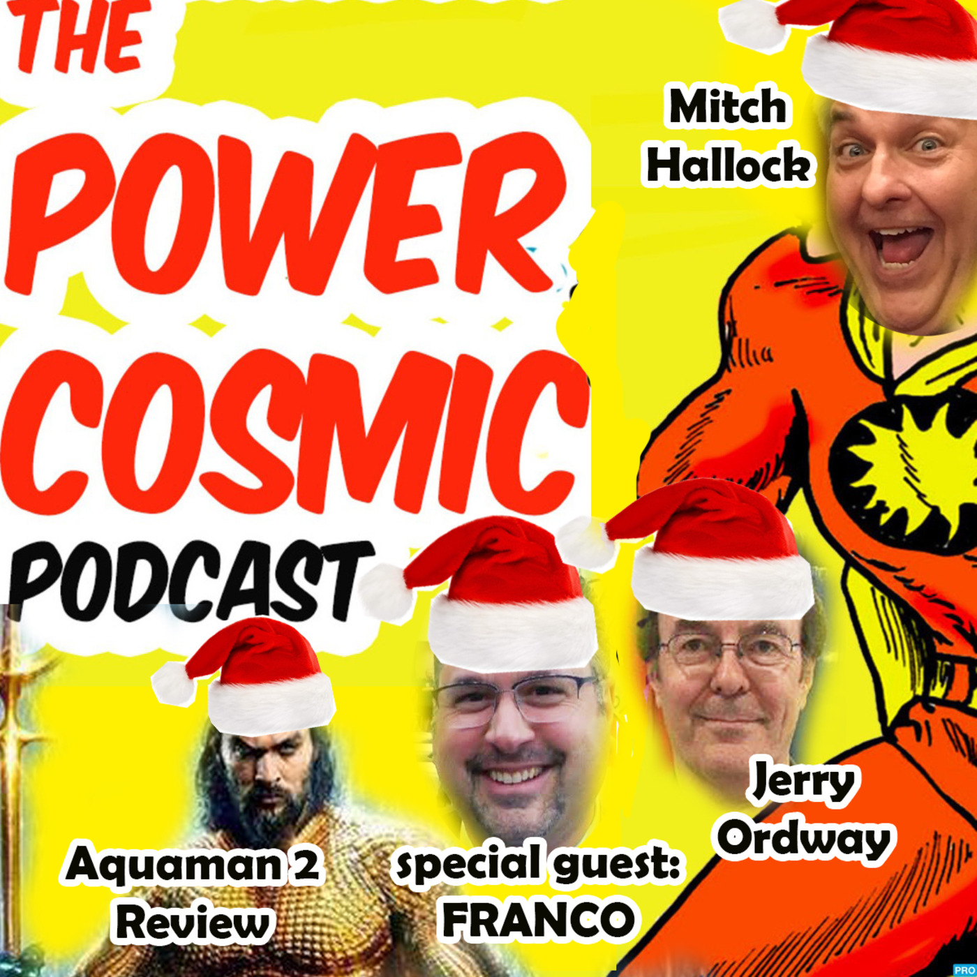 Episode 249: EP 249: AQUAMAN 2 movie review, special guest FRANCO, Reacher and Christmas TV episode artwork