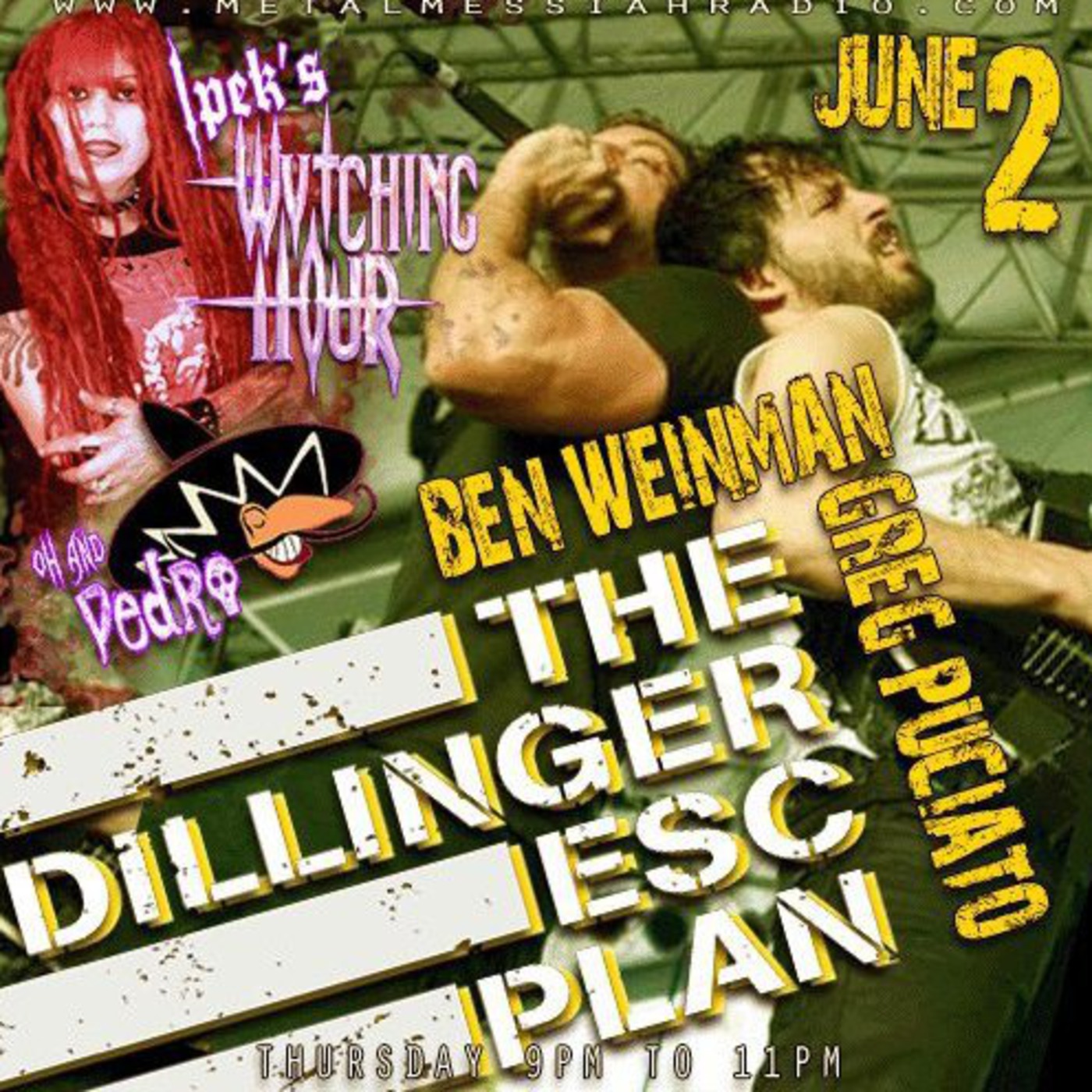 Ipek's Wytching Hour Interview with Greg & Ben of The Dillinger Escape Plan episode artwork