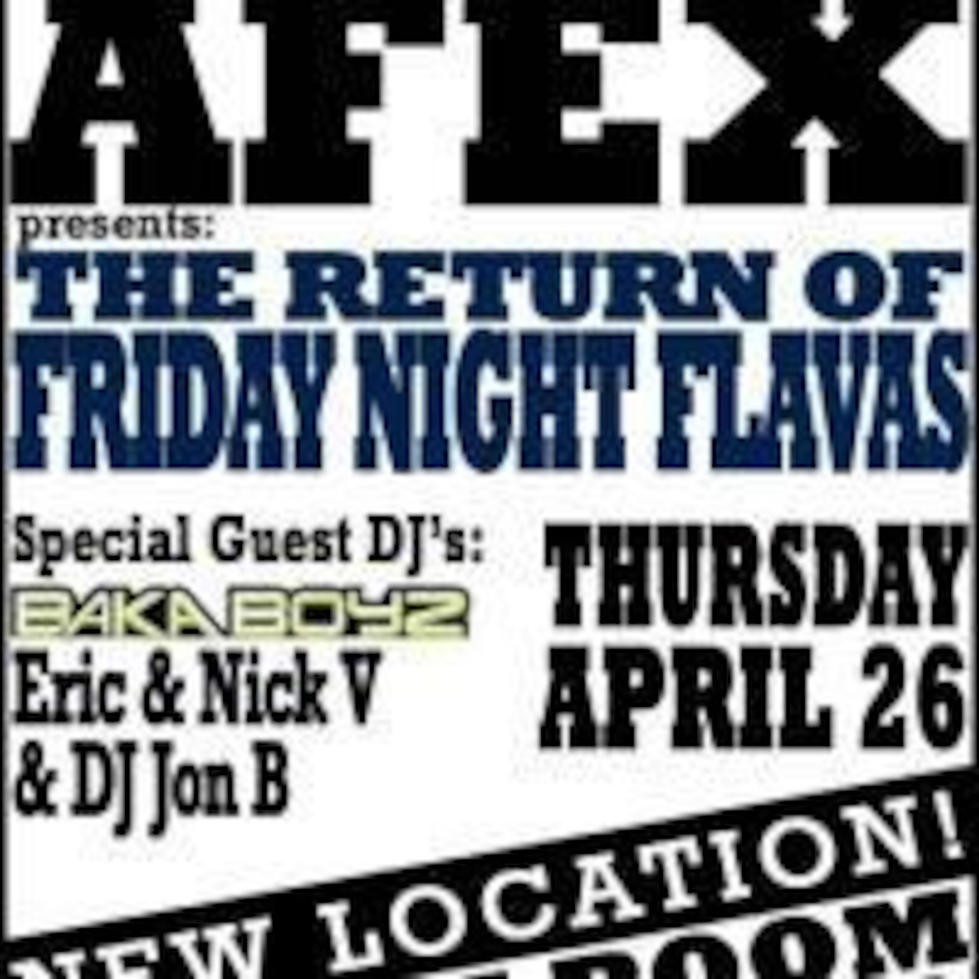Live At Afex 4-26-12