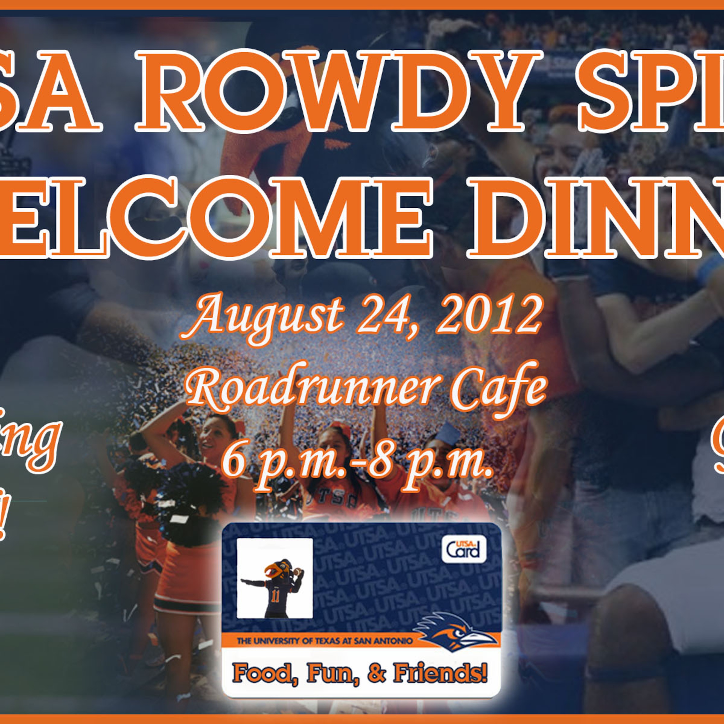 UTSA Welcome Dinner! episode artwork
