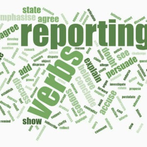 Reporting words. Reporting verbs. Reported Words. Word Report.