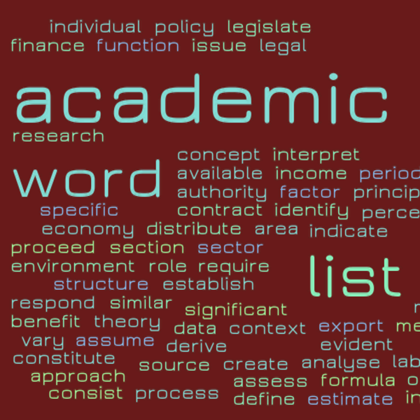 Academic Words – Analyse