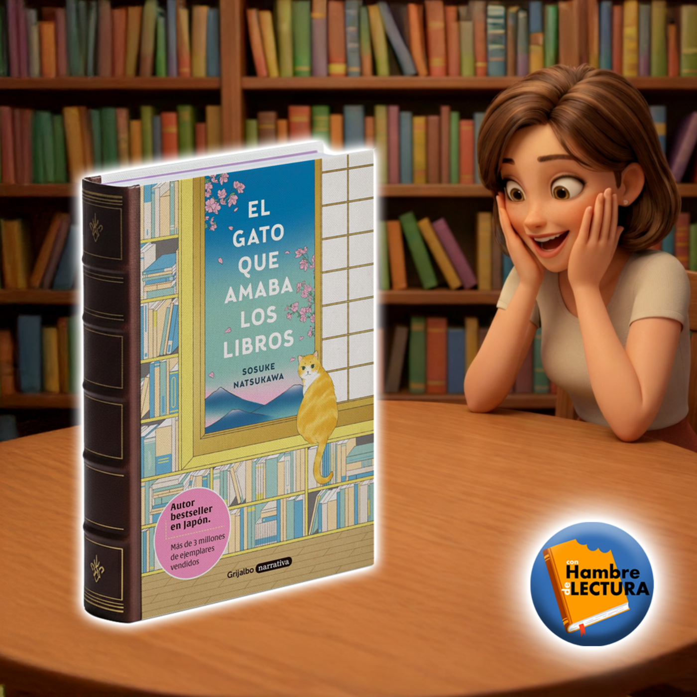 Portada de Con Hambre De Lectura
