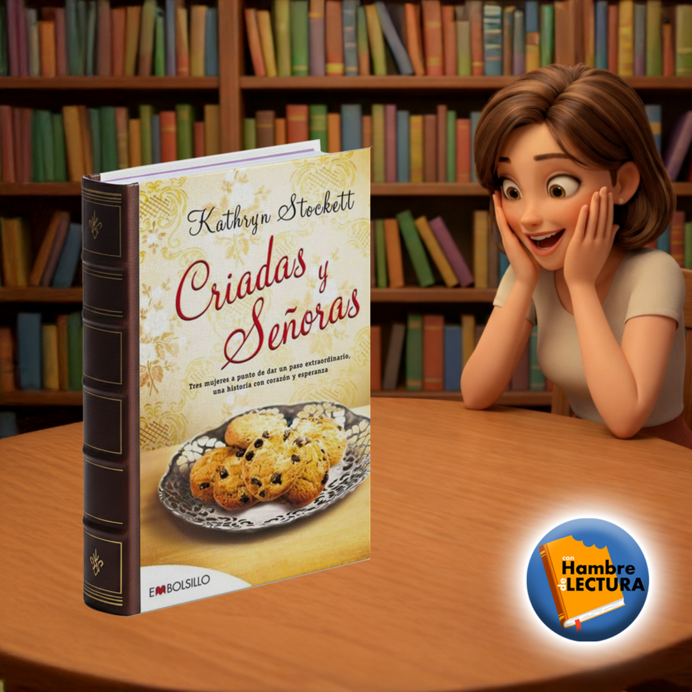Portada de Con Hambre De Lectura