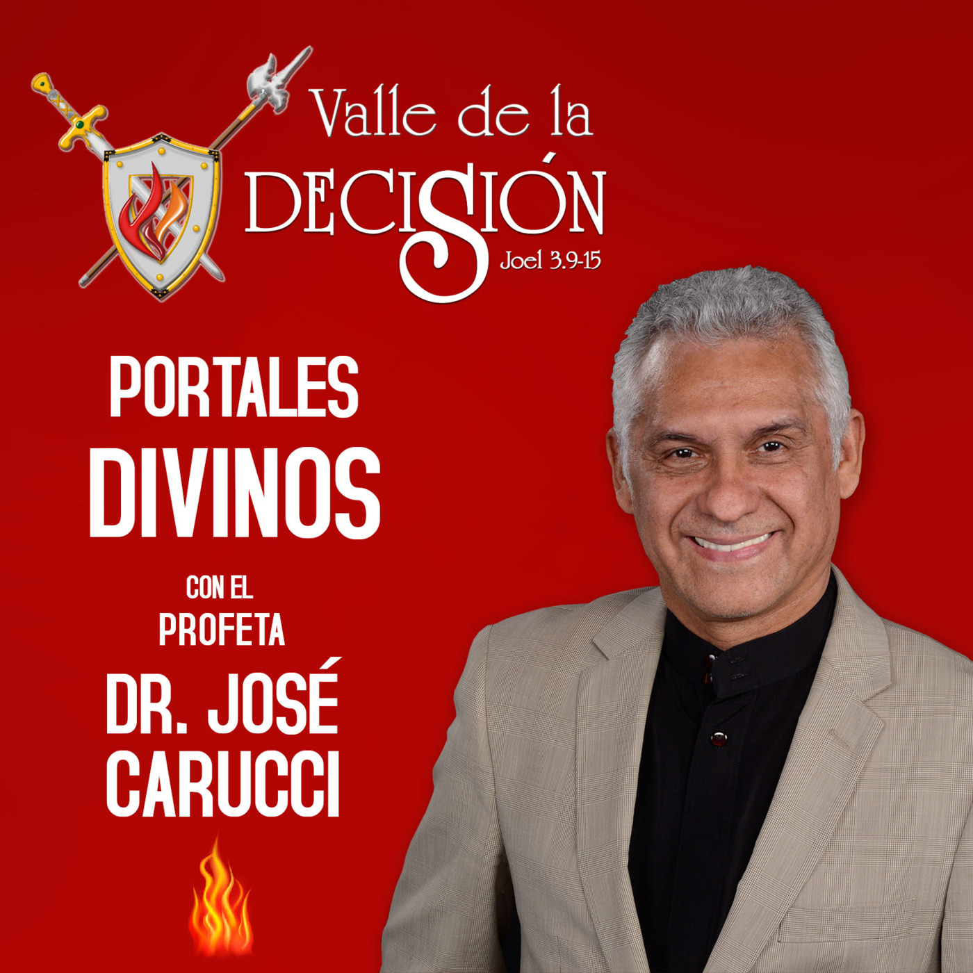 Con el Profeta  Dr. José Carucci desde Austin, Texas