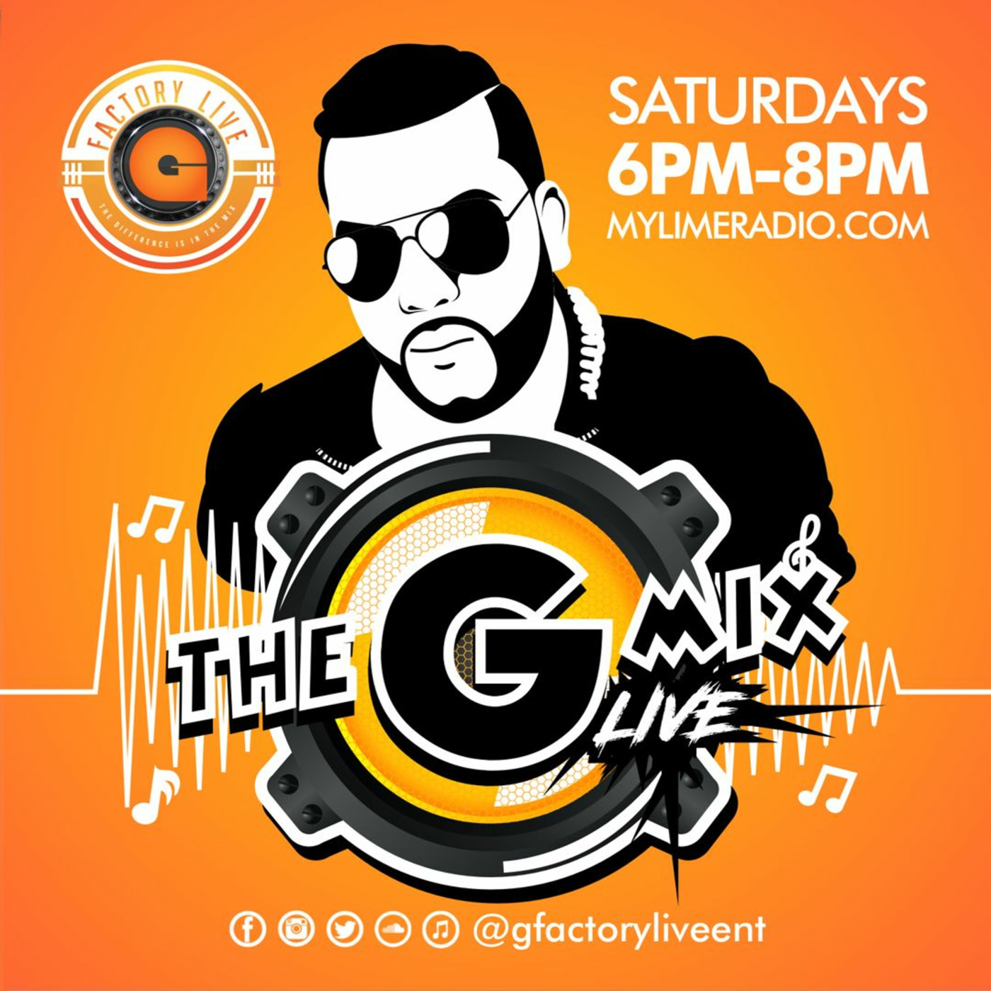 The GMix Live EP1 With GfactoryLive on MyLimeradio.com episode artwork