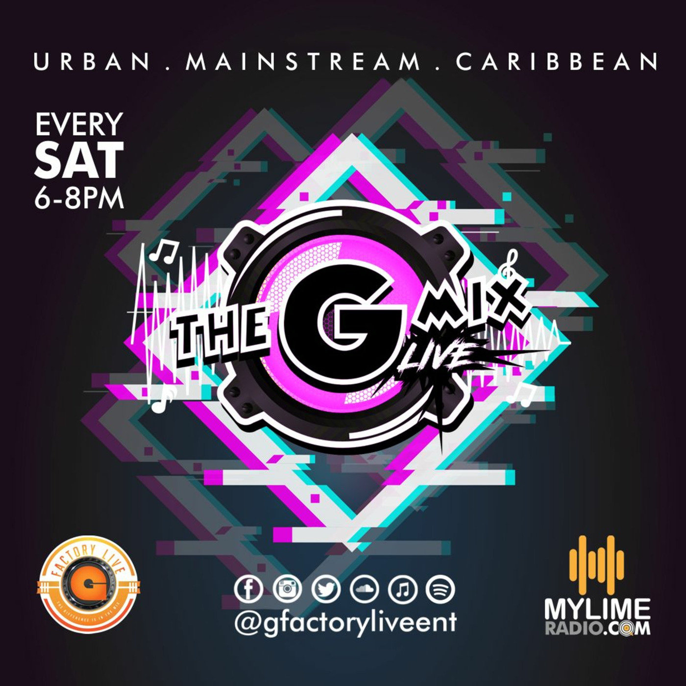 The GMixLive EP 9 with GfactoryLive on MyLimeRadio.com episode artwork