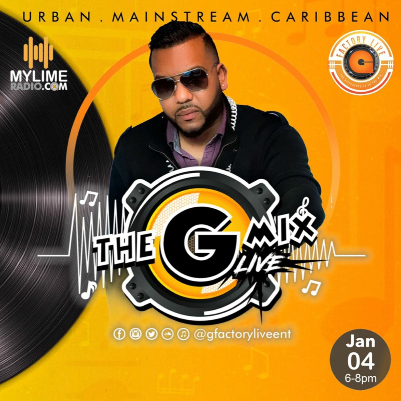 The GMixLive EP22 With GfactoryLive On MyLimeRadio.com (FIRST SATURDAY OF 2020) episode artwork