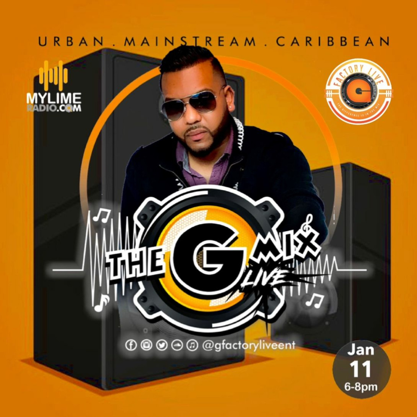 The GMixLive EP23 With GfactoryLive On MyLimeRadio.com episode artwork