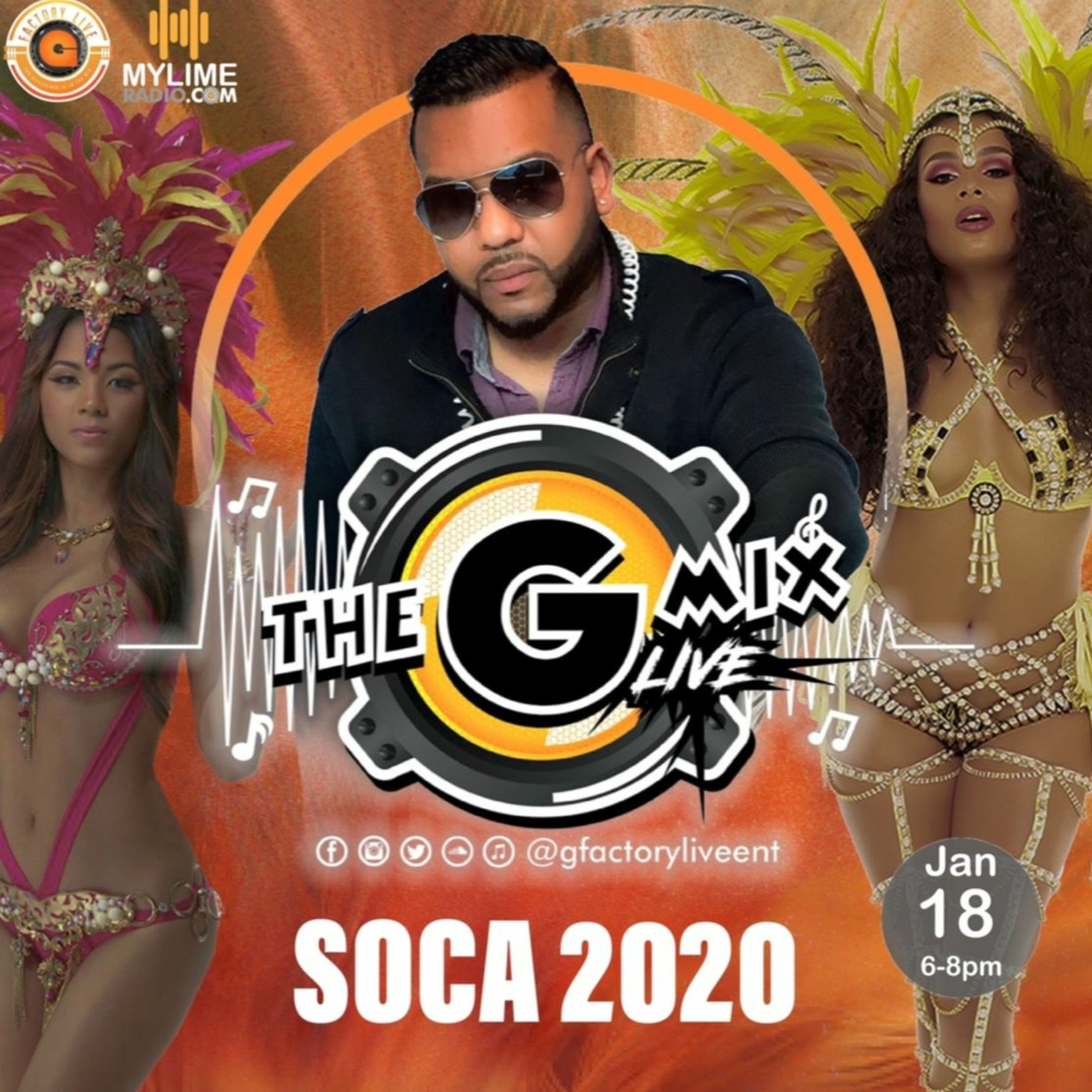 The GMixLive EP24 STRICTLY SOCA 2020 With GfactoryLive On MyLimeRadio.com episode artwork
