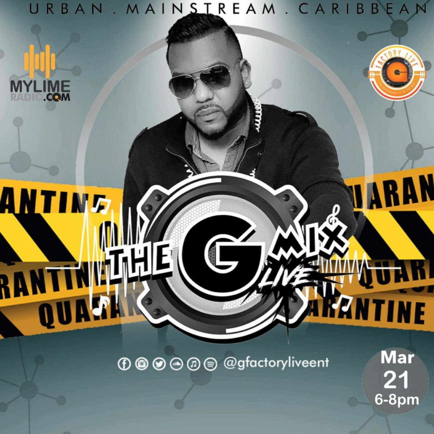 The GMixLive EP28 With GfactoryLive On MyLimeRadio.com LOCKED DOWN EDITION episode artwork