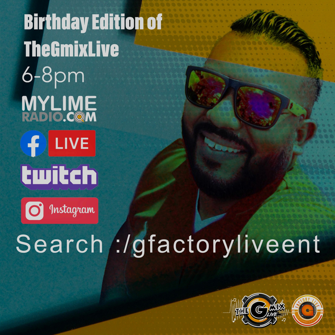 THE GMIXLIVE EP35 BIRTHDAY EDITION on MyLimeRadio.com episode artwork