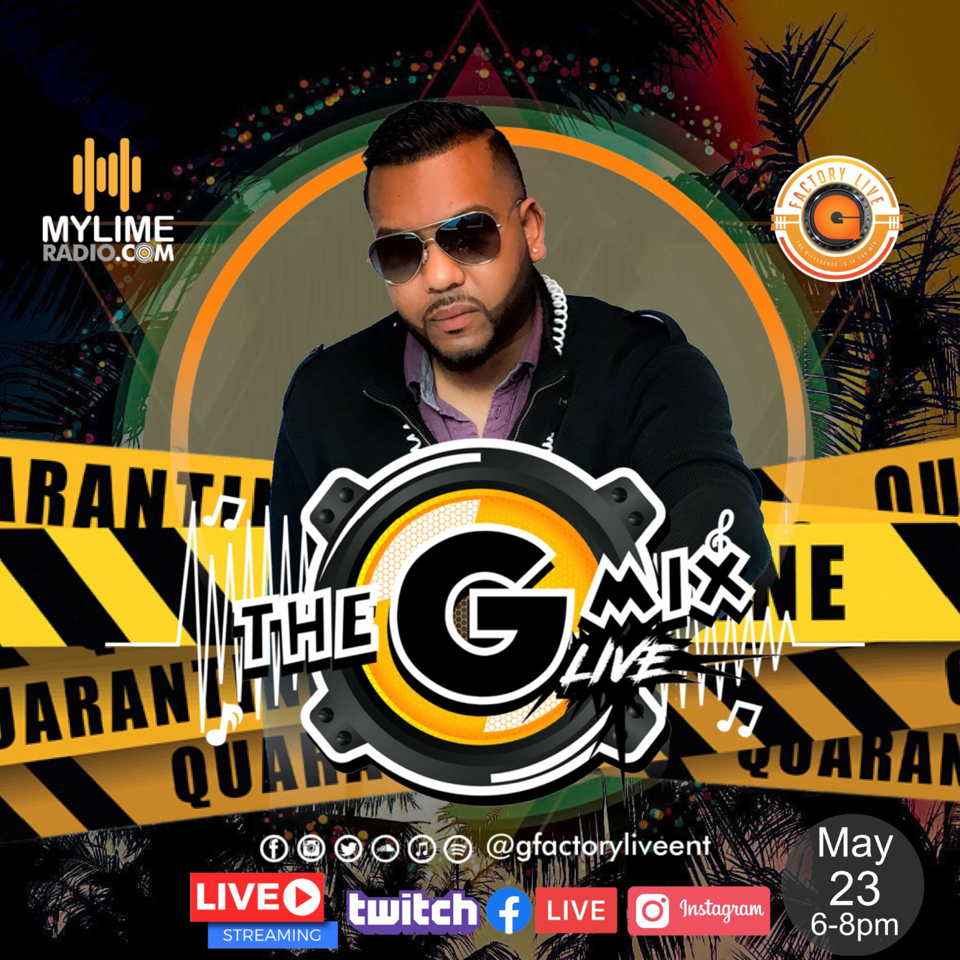 THE GMIXLIVE EP36 LOCKED DOWN EDITION on MyLimeRadio.com episode artwork
