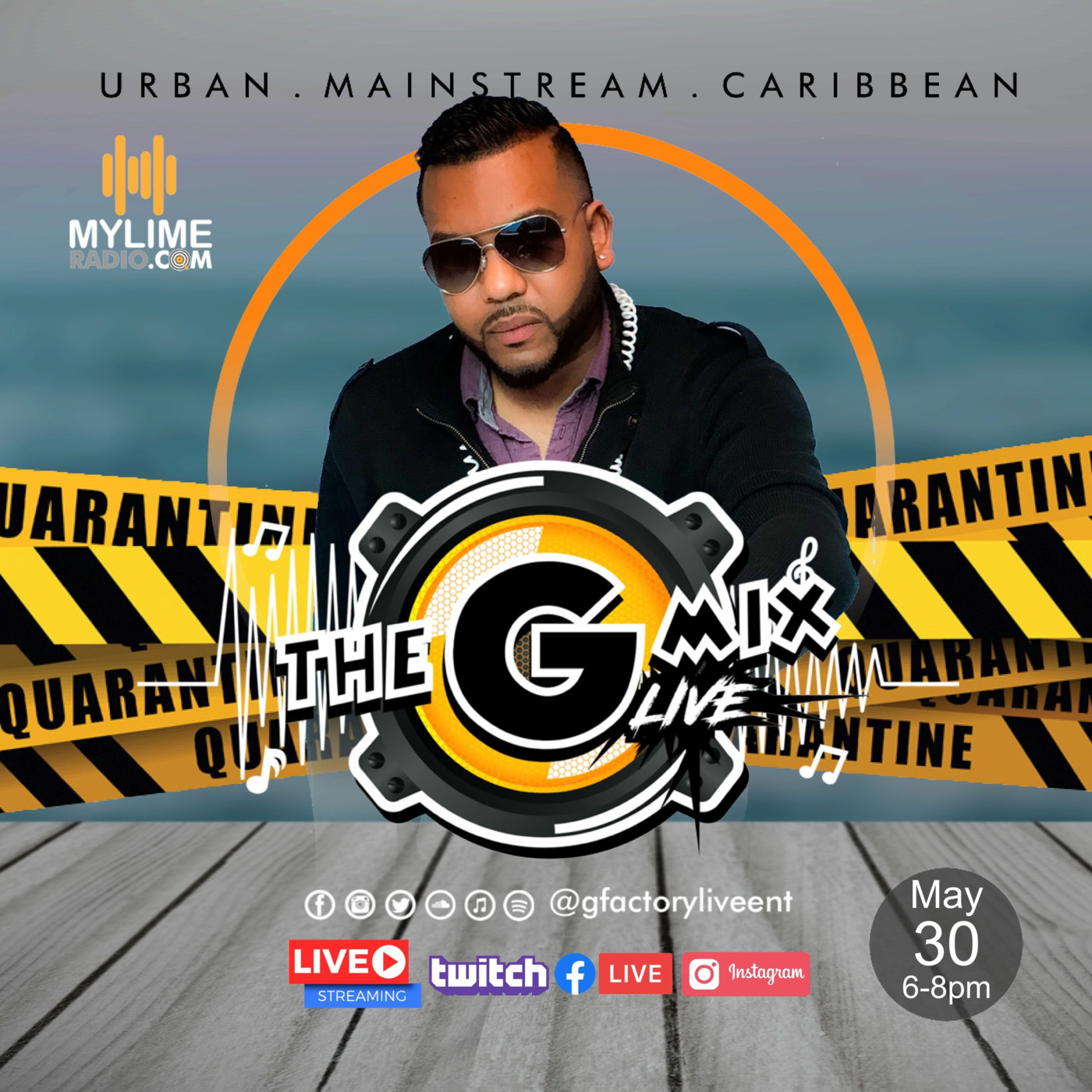 THE GMIXLIVE EP37 LOCKED DOWN EDITION on MyLimeRadio.com episode artwork