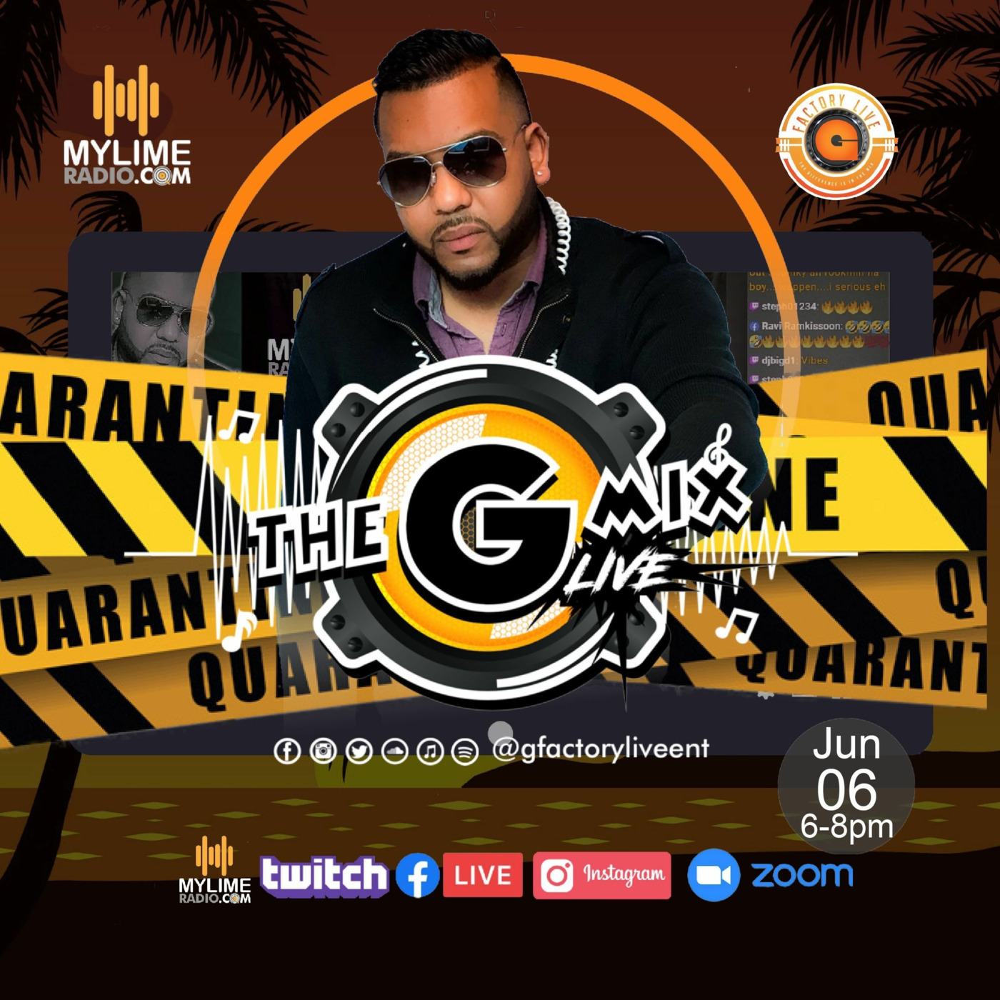 THE GMIXLIVE EP38 LOCKED DOWN EDITION on MyLimeRadio.com episode artwork