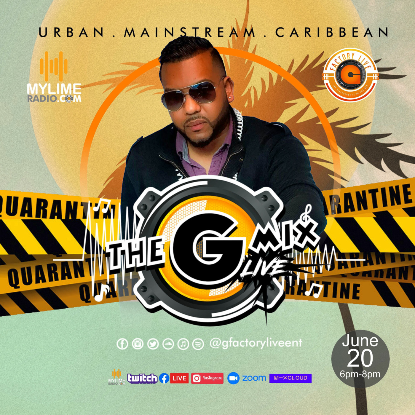 THE GMIXLIVE EP40 LOCKED DOWN EDITION on MyLimeRadio.com episode artwork